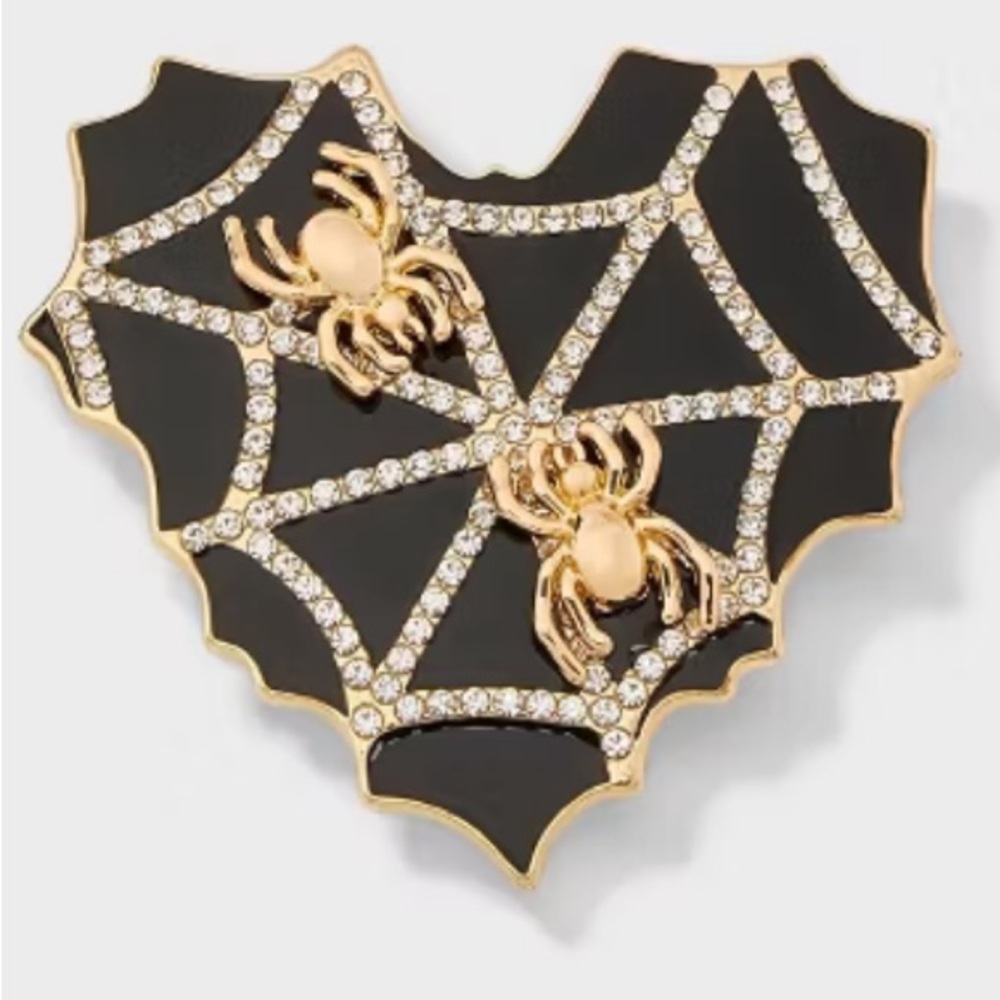 Sugarfix by‎ Baublebar Halloween, Web of Love, Bugs & Hisses Pin Brooch NWT